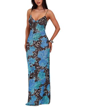 Ariele Tesoro Maxi Dress - Blue