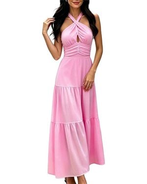 Vincent Maxi Dress - Pink