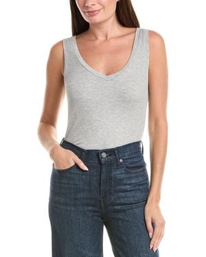 LNA Ribbed V Slim Tank - Blue