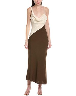 HL Affair Sleeveless Maxi Dress - Brown