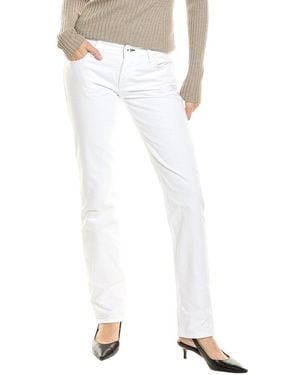 Rag & Bone Piper Bright White Low-rise Straight Jean