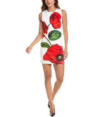 Alice + Olivia Wynell Fitted Mini Dress - Red
