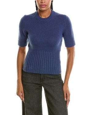 Michael Kors 100% Cashmere Crewneck Jumper - Blue