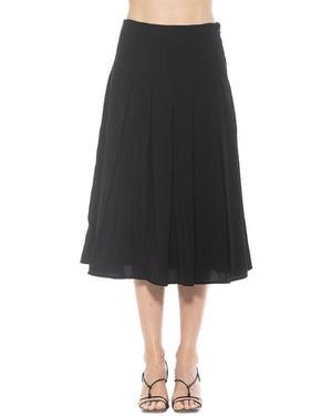 Alexia Admor Shilo Pleated Skirt - Black