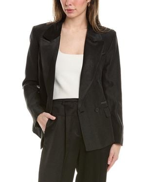 AllSaints Eve Linen-blend Blazer - Black
