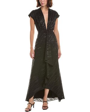 Ramy Brook Lurex Catrin Gown - Green