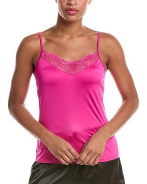 Hanro Lilith Lace Trim Cami - Pink