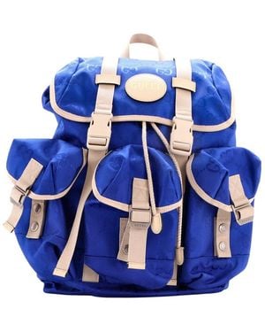 Gucci Off The Grid Backpack GG Econyl (authentic Pre-loved) - Blue
