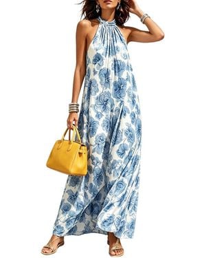 Vincent Maxi Dress - Blue