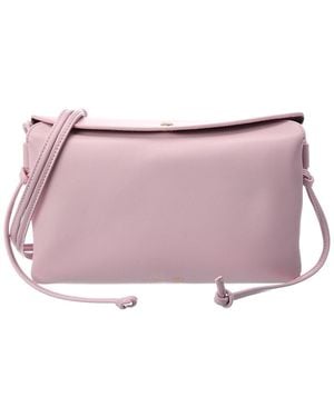 Celine Trio Flap Leather Shoulder Bag - Purple