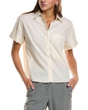 Theory Cuffed Shirt - Grey