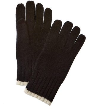 Phenix Jersey Tipped Cashmere Tech Gloves - Black