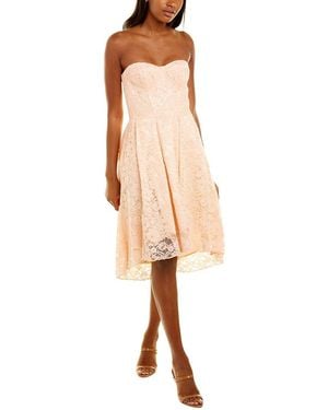 Eva Franco Lace Cocktail Dress - Natural