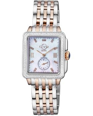 Gv2 Bari Tortoise Diamond Watch - White