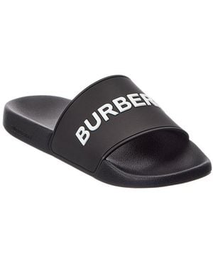 Burberry Rubber Slide - Black