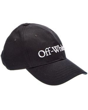 Off-White c/o Virgil Abloh Bookish Drill Baseball Cap - Black