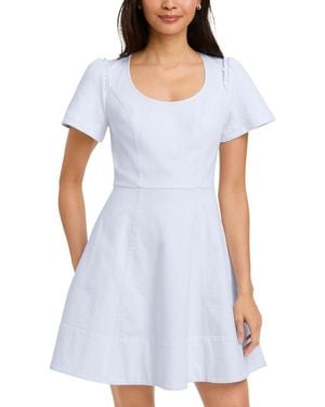 Draper James Faith Love Circle Dress - White