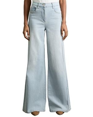 Reiss Heather Wide Leg Jean - Blue