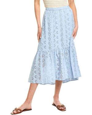 Velvet By Graham & Spencer Amelia Maxi Skirt - Blue
