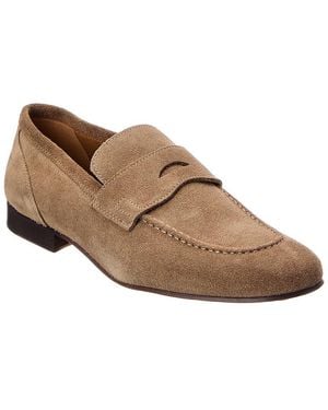 Bruno Magli Nathan Suede Loafer - Brown