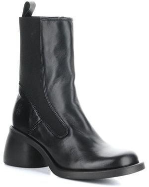 Fly London Howi Leather Boot - Black