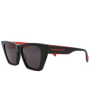McQueen Am0299S 54Mm Sunglasses - Black