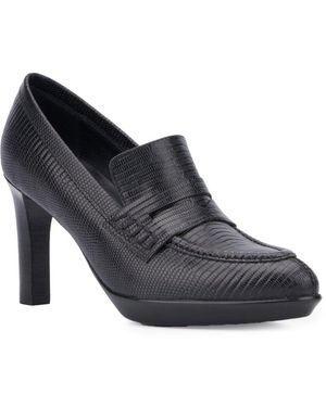 Aquatalia Rella Weatherproof Leather Pump - Blue