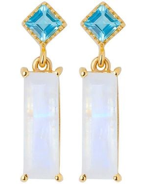 TIRAMISU 14K 3.40 Ct. Tw. Gemstone Earrings - Blue