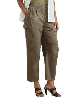 Reiss Indie Taper Combat Trouser - Green