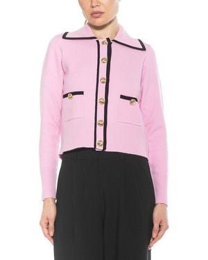Alexia Admor Mari Sweater Jacket - Pink