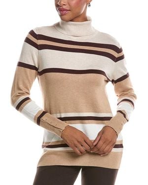 Joseph A Turtleneck Jumper - Natural