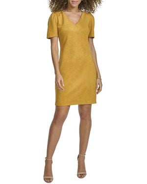 Kensie Sheath Dress - Yellow