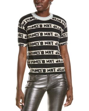 Minnie Rose Cashmere-Blend T-Shirt - Black
