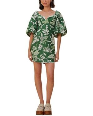 FARM Rio Mini Dress - Green