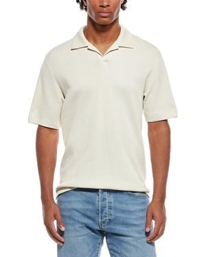 Theory Waffle Polo Shirt - White