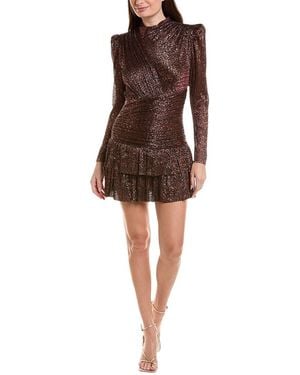 Sabina Musayev Brenda Mini Dress - Brown
