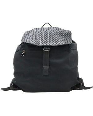 Bottega Veneta Intrecciato Backpack (authentic Pre-loved) - Black