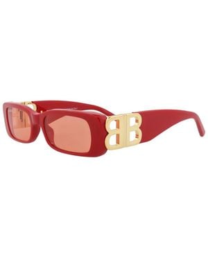 Balenciaga 51Mm Sunglasses - Red