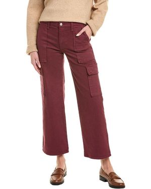 Hudson Jeans Rosalie Zinfandel Wide Leg Jean - Red