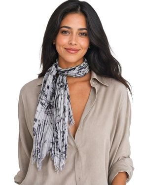 Blue Pacific Musical Notes Neckerchief - Black
