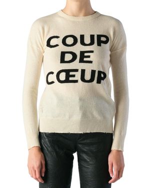 Zadig & Voltaire Gaby Wool & Cashmere-Blend Jumper - Natural