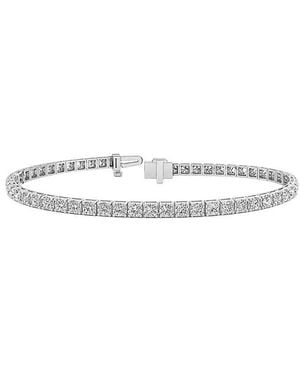 Lab Grown Diamonds 14K 5.55 Ct. Tw. Lab-Grown Diamond Tennis Bracelet - White