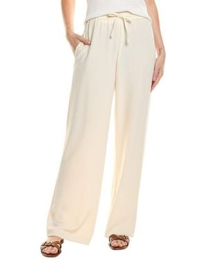 Enza Costa Crepe Resort Pant - White