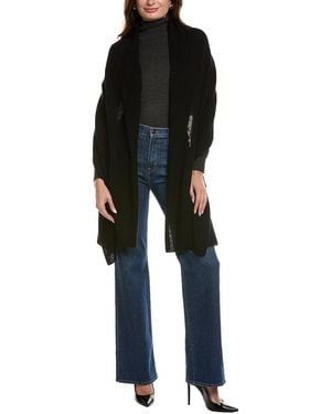 La Fiorentina Wool & Cashmere-Blend Travel Wrap - Black
