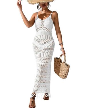 Caifeng Beach Dress - White