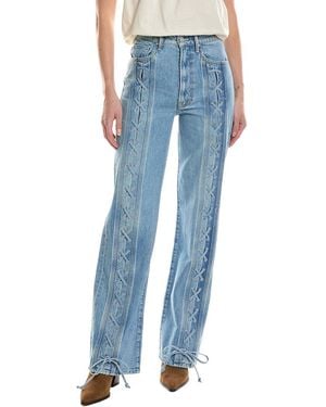 Mother The Tied Up Maven Sneak Care Less Jean - Blue