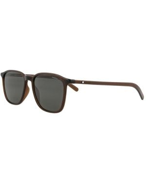 Montblanc Mb0325S 53Mm Sunglasses - Brown