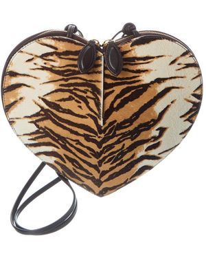 Alaïa Alaïa Haircalf Crossbody - Natural