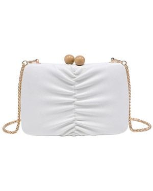 Urban Expressions Gianna Evening Clutch - White