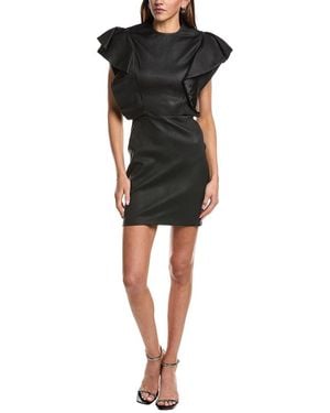 IRO Senja Leather Mini Dress - Black